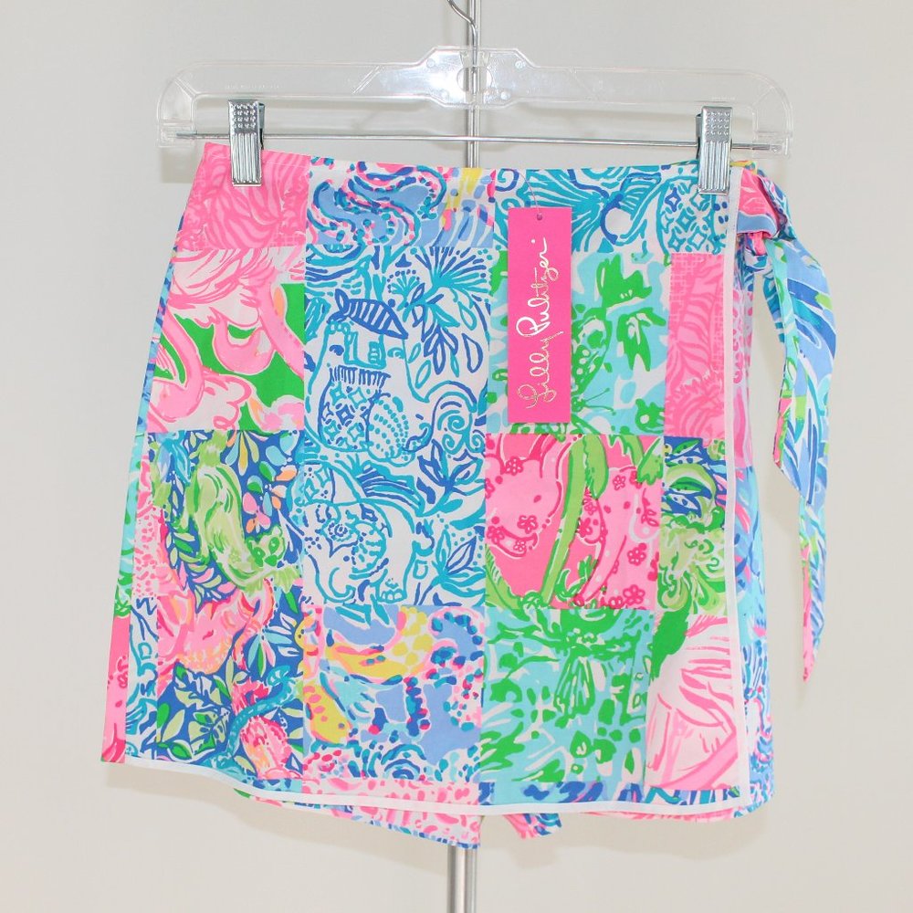 Lilly Pulitzer Simona Pop Up Multi Skort NWT